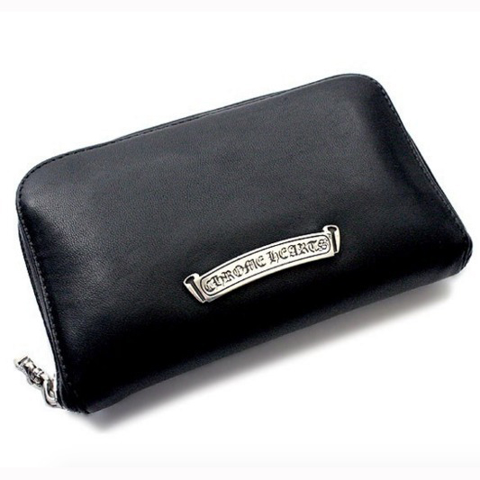 CHROME HEARTS レザー財布 Rec F Zip Mini Wallet 8070507